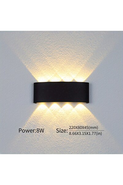 Choice 8W AC85-265V Warm Light 8W LED Wall Light High Brightness Waterproof IP66 for Indoor Outdoor Corrido