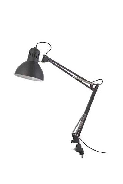 Generic مصباح مكتب رمادي غامق، مقاس 17 سم