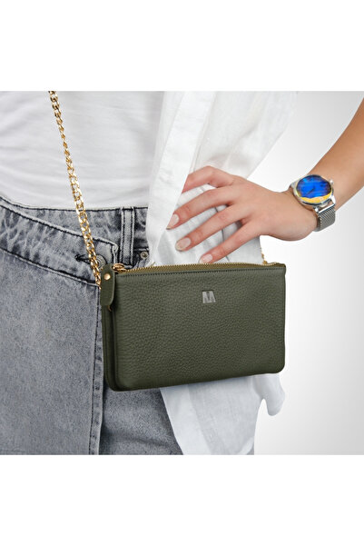 MFT Leather Design Poșetă portofel pentru femei din piele naturală |   Almeda...