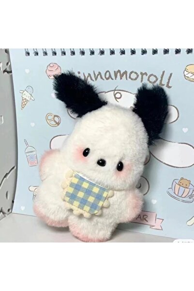 Miniso Bellyband Pacha dog 2025 New Pochacco Key Chain Sanrio Cute Doll Girl Diy Bag Kawaii Room Decoratio