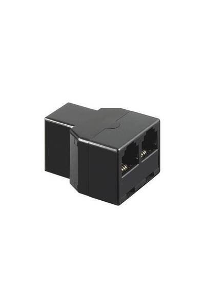 goobay Adaptor RJ11 mama la 2x RJ11 mama negru