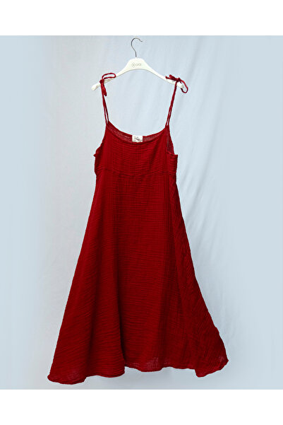 Perky Moth %100 Pamuk Müslin Nefes Alır Kadın Askılı Yazlık Gecelik Elbise Pijama – Rahat, Şık ve Çok Amaçlı