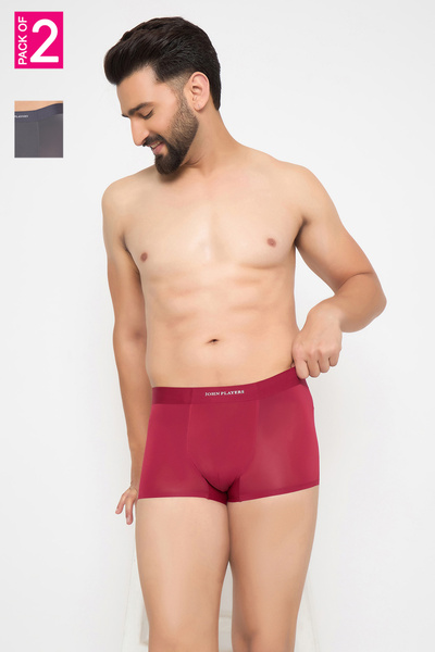 John players Pack of 2 John Players Modern Bonded Trunks