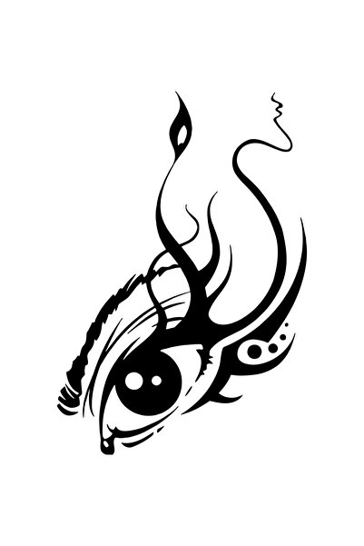 OEM Decor perete Ochi HH785 din lemn - 27 L x 40 H (cm)