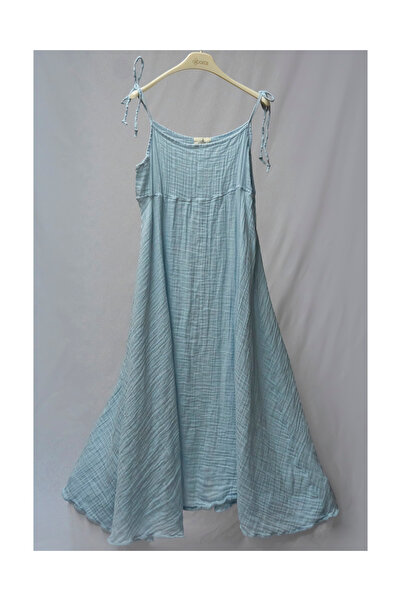 Perky Moth %100 Pamuk Müslin Nefes Alır Kadın Askılı Yazlık Gecelik Elbise Pijama – Rahat, Şık ve Çok Amaçlı