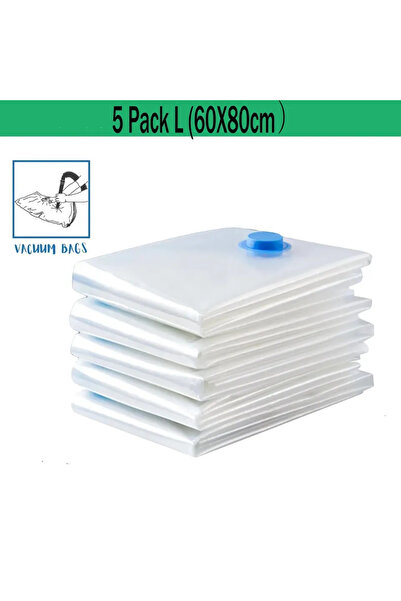 Choice عرض في الصورة 5 عبوات من 60 كيسًا فقط، أكياس تخزين مفرغة من الهواء، أك...