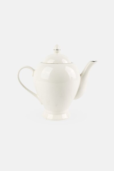 Fissman Porcelain Aleksa Teapot, Milky White