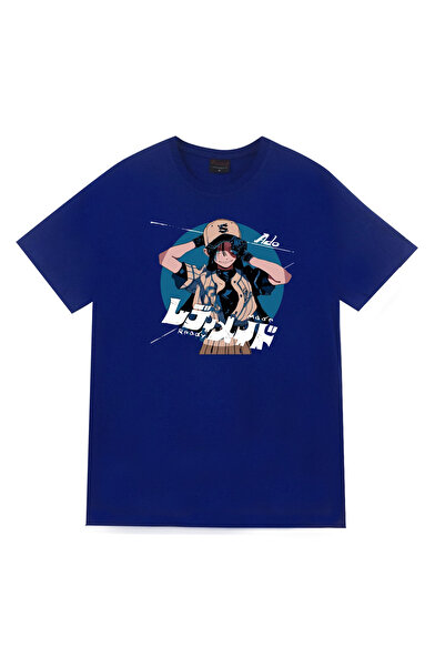 fame-stoned Ado Japonez - K-Pop - Rock - Tricou albastru unisex 100% bumbac cu imprimeu muzical