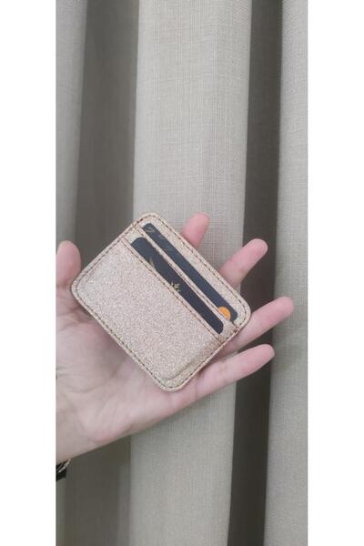 mlio Silvery Gold Card Holder Imported Leather Card Holder