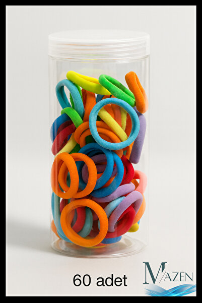 MAZEN Set od 60 gumenih kopči za kosu | Visokokvalitetne i neislomljive kopče...