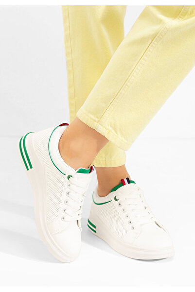 B T Shoes Bílé dámské tenisky Coretta V3