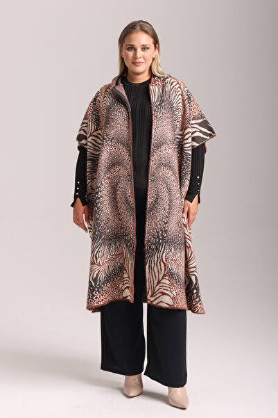 TOSIDRA TRİKO Triko Desenli panço 3045