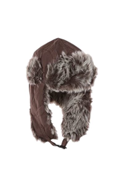 Hello Kitty Girls' fur hat, brown, Hello Kitty