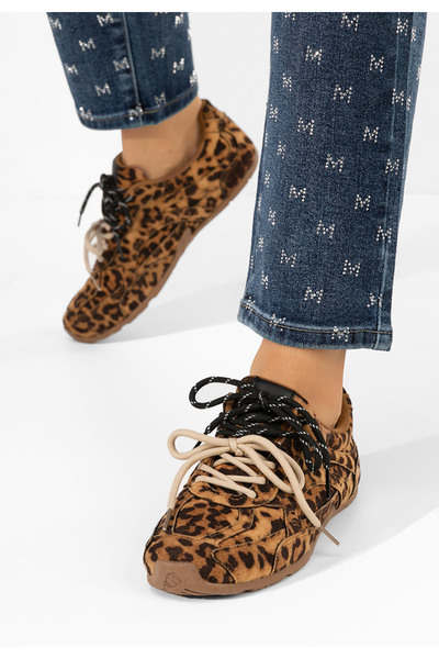 B T Shoes Leopardí dámské tenisky Idylla