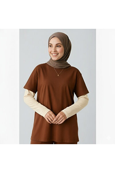 Defkay Viscose Stretchy Lycra Women's Hijab Sleeve Solid Color