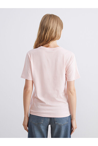 LC Waikiki Hilfa New Season Crew Neck Lace Pocket Women's T-Shirt