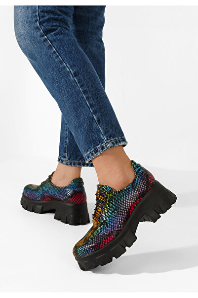 B T Shoes Pantofi casual dama Rosina V4 multicolori