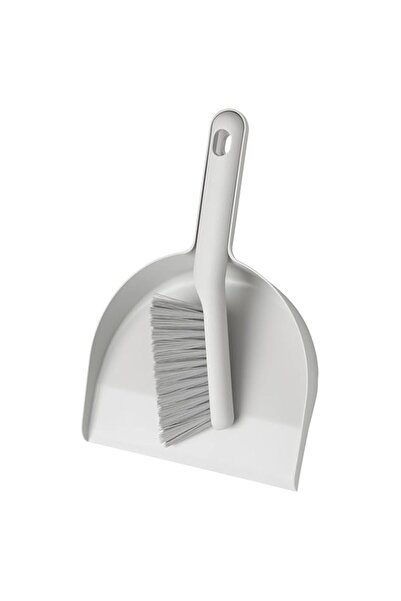 Generic وعاء غبار وفرشاة PEPPRIG من ايكيا، رمادي