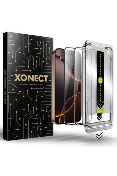 XONECT واقي شاشة لهاتف iPhone 16 Pro Max - زجاج مقوى 9H، شفاف عالي الوضوح، عب...