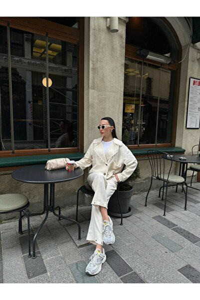 MODA Ακατέργαστο λινό σετ