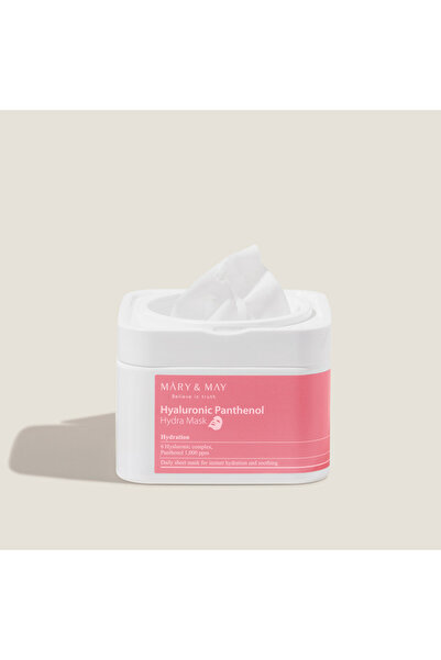Mary & May Set of 30 Mary & May Hyaluronic Panthenol Wipe Masks - Intensive Hydration and Skin Regeneration