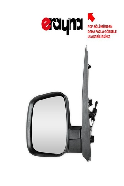 ERAYNA FİORİNO NEMO BIPPER 2007-2024 DIŞ DİKİZ AYNASI MEKANİK ASTARLI SOL A10...