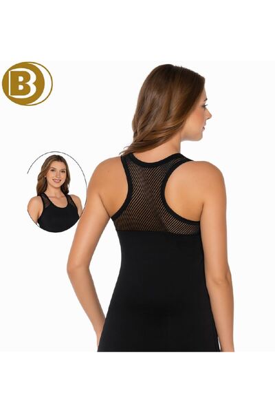 Belinay فستان نسائي، بدون أكمام، أسود اللون