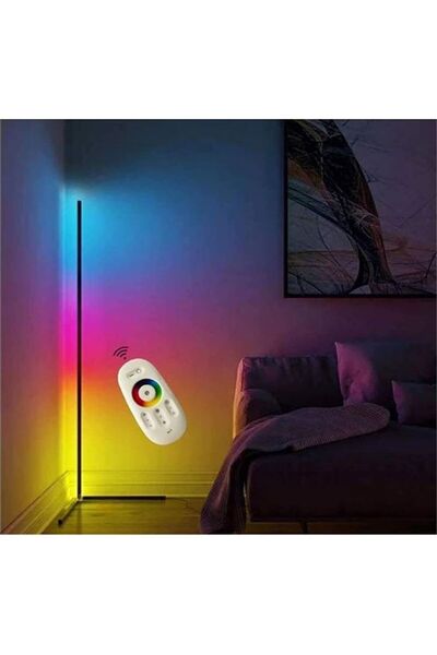 XIUWOO مصباح زاوية LED مع جهاز تحكم عن بعد متعدد الألوان