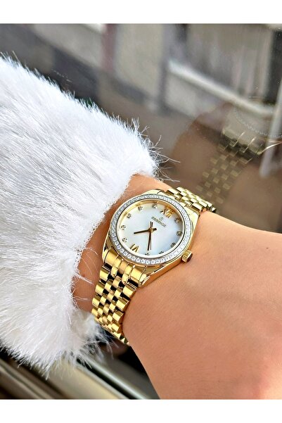 Essence Special Design Gold Color Steel Cord Women Wrist Watch 6661.120