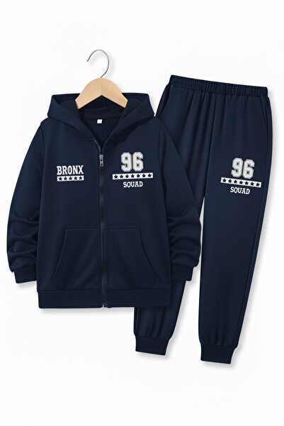 FYK KİDS SET DE TRENING CU GLUGĂ PENTRU BĂIEȚI CU DETALII IMPRIMATE BRONX 96 ...
