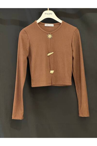 FioriModa Drapeli Long Sleeve Blouse with Sun Protection Accessories
