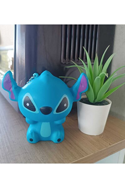 Flower Toys Sukuşi Oyuncak Stitch 12 cm Kaliteli Sık Bırak Anahtarlıklı Stich...