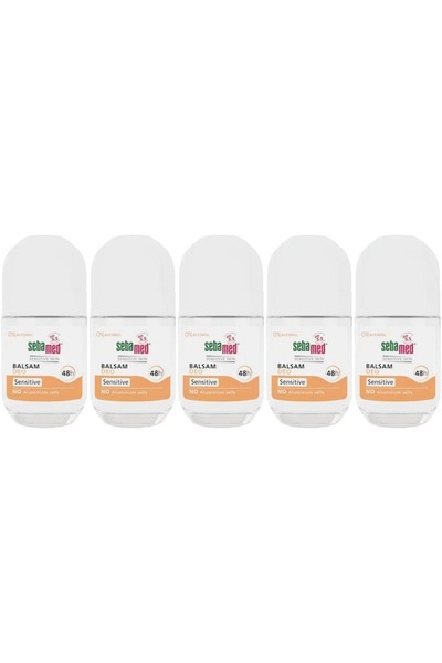 Sebamed Deodorant Roll-On 50ML Balsam Hassas/Sensitive (5 Li Set)