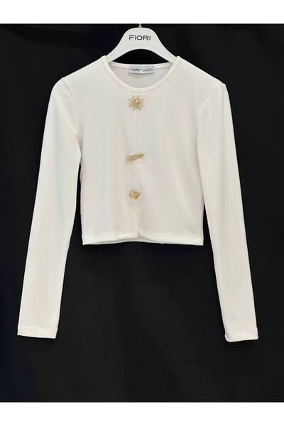 FioriModa Drapeli Long Sleeve Blouse with Sun Protection Accessories