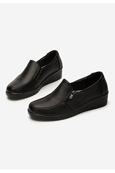 B T Shoes Černé dámské polobotky Ceylie