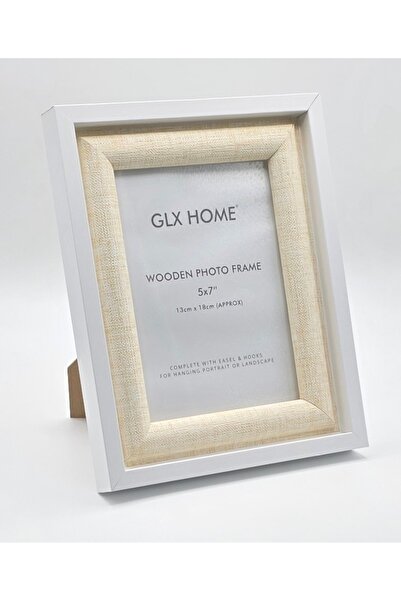 Galaxy CADRU DE TABLĂ DECORATIV DE ACASA DIN LEMN CU PĂRĂTURI ȘI PENTRU AGĂZARE PE PERETE CREM