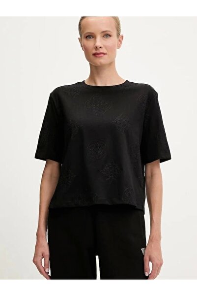 Guess Tricou multicolor pentru femei Peony, cu formă boxy, V5YI10I3Z14-FJ8K