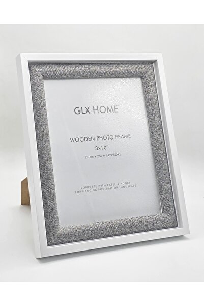 Galaxy Home Decorative Wooden Picture Frame with Feet and for Wall Mounting Gray