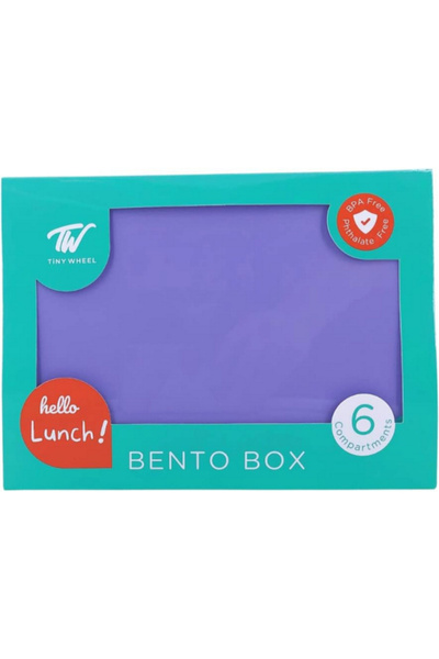 TINY WHEEL صندوق بينتو للأطفال بستة أقسام