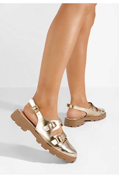 B T Shoes Zlaté dámské polobotky Agripina