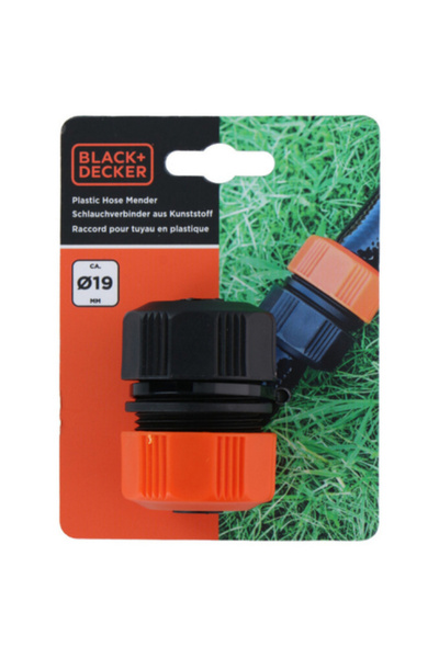 Black&Decker أداة إصلاح خرطوم الحديقة البلاستيكية 1.9 سم