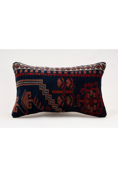 Kilim Whole Sale غطاء وسادة عتيق مصنوع يدويًا من الكليم والصوف، مقاس 30x50 سم