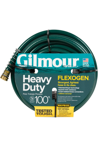Gilmour Flexogen Heavy Duty Garden Hose 5/8inch x 100ft