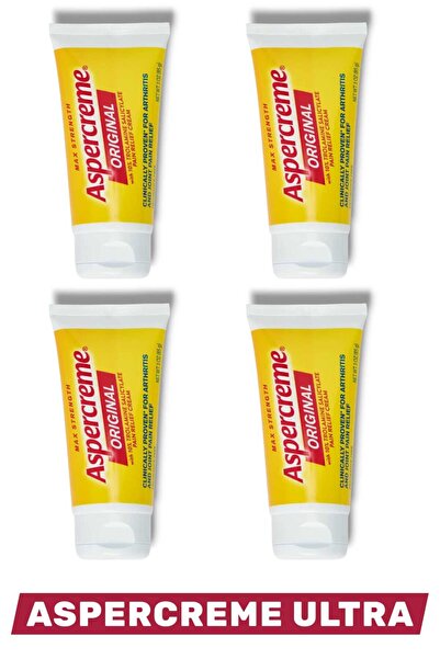 CİTY ZONE Aspercreme Ultra Eklem, Kas, İskelet Diz ve Vücut Ağrıları İçin Bitkisel Krem 50 ML X 4 Adet
