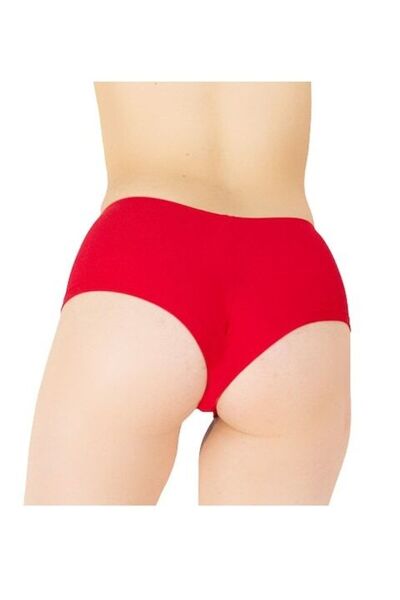 LUAN High-rise Brazilian panties, red