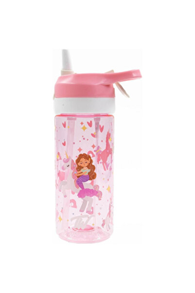 TINY WHEEL Unicorn Spray Printed Tritan Water Bottle for Kids 420ml