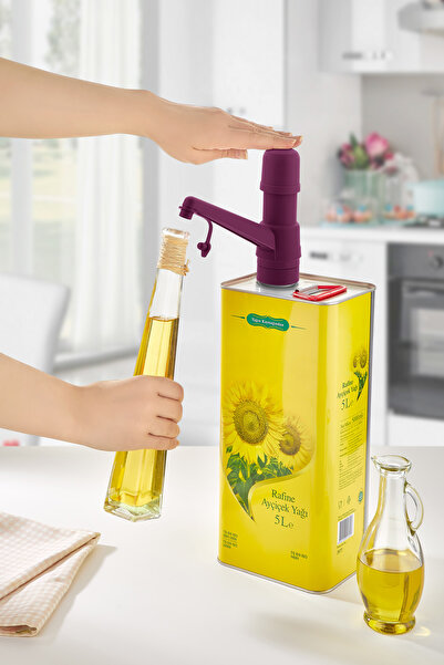 İndecor Houseware Pratik Sıvı Yağ Pompası Teneke Pompası