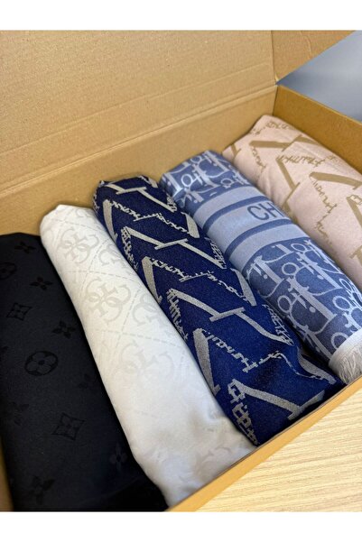 Oxygen Scarfs Nejoblíbenější 5dílný kašmírový hedvábný šál