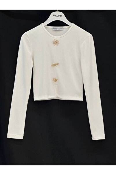 FioriModa Drapeli Long Sleeve Blouse with Sun Protection Accessories