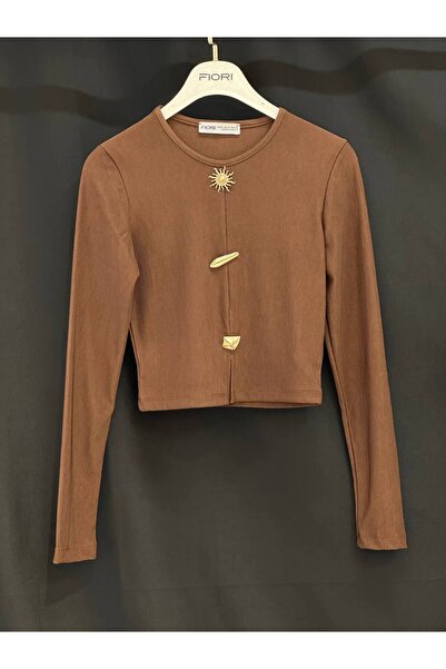 FioriModa Drapeli Long Sleeve Blouse with Sun Protection Accessories